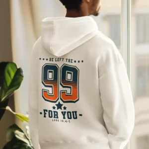 He Left the 99 Christian Hoodie